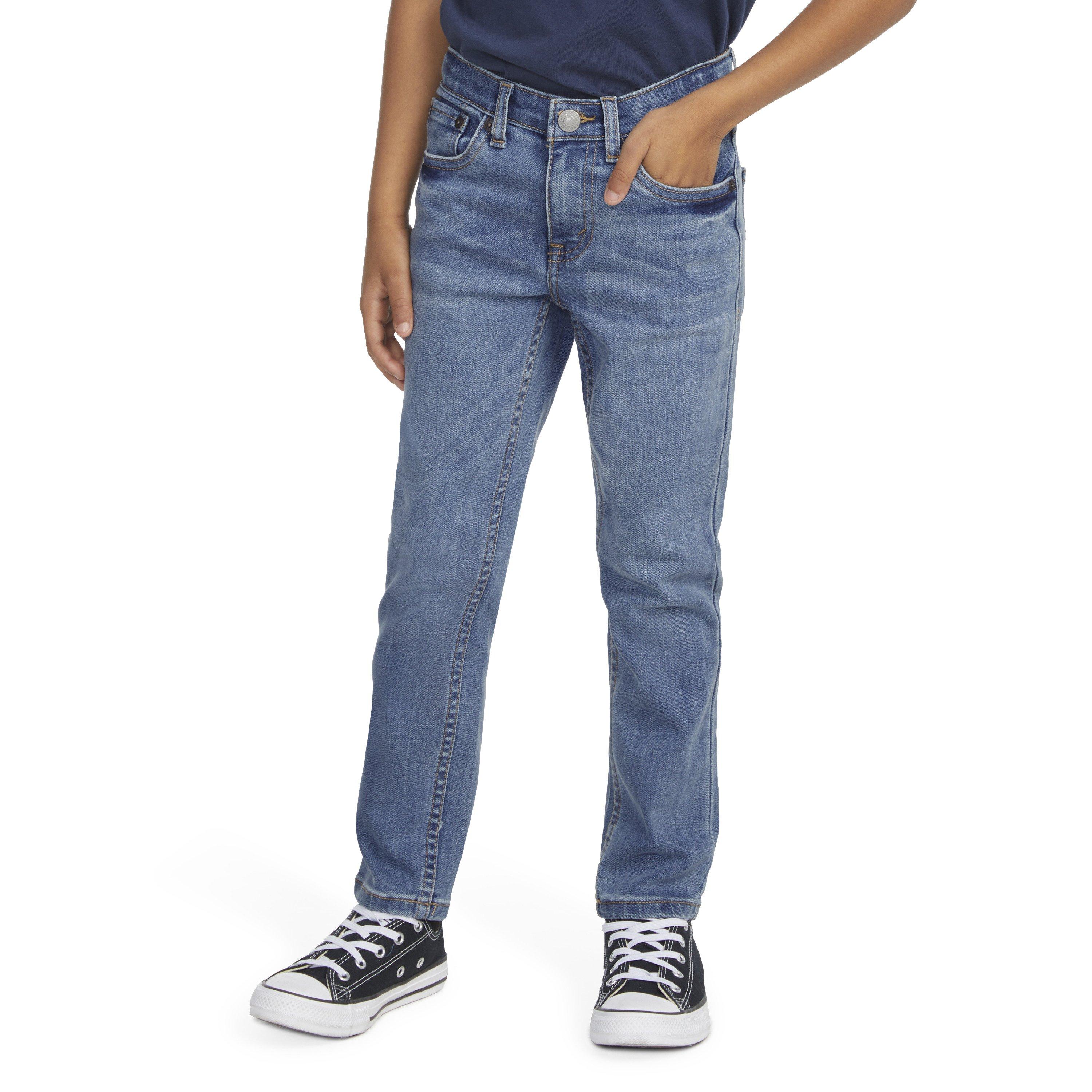 Levi's Little Boys' 510 Eco Performance Skinny Fit Lt Blue Wash Denim Jeans - BLUE
